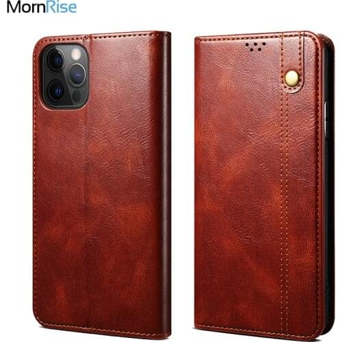 For iPhone X XR Xs Max Case Wallet Card Luxury Retro Leather Stand Magnetic Book Flip Cover For iPhone 10 11 12 Phone Cases