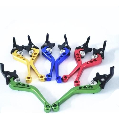 CNC Universal Motorcycle scooter brake lever Double Disc Brake adjustable brake Clutch levers handle for HONDA YAMAHA SUZUKI