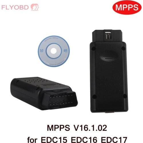 High Quality MPPS V16.1.02 ECU Chip Tuning tool for EDC15 EDC16 EDC17 MPPS V16 ECU Flasher MPPS Chip tuning free shipping