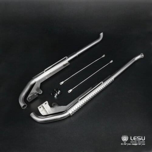 LESU 1/14 Metal Smokestack Exhaustor for DIY Tamiya King Hauler GL RC Tractor Truck TH08736-SMT3