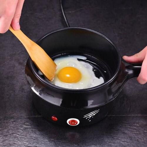 220V Multifunctional Electric Cooker 1L With Stainless Steel Steamer 2 In 1 Electric Frying Pot Steamer Mini Portable Cooker