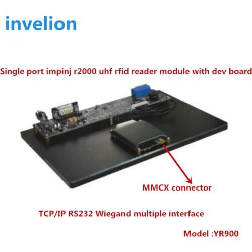 High performance uhf rfid reader module impinj r2000 chip single port MMCX connector 865-868mhz for monitor asset movement