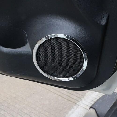 My Good Car Chrome Door Stereo Speaker Ring Cover Speaker Trim Sticker for Nissan X-trail X Trail Rogue T32 2014 2015 2016