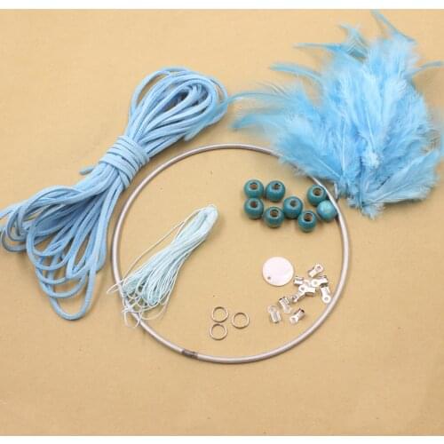 Useful DIY Crochet Feather Dream Catcher Kit Hanging Decoration Wall Ornament UK