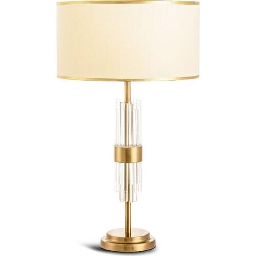 Nordic LED Desk Lamp Crystal Table Lamps for Bedroom living room bedside lamp Desk Lights Decoration Wedding light Fixtures