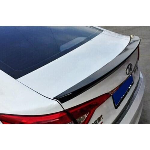 RQXR unpainted ABS tail wing trunk rear spoiler for Hyundai sonata 9