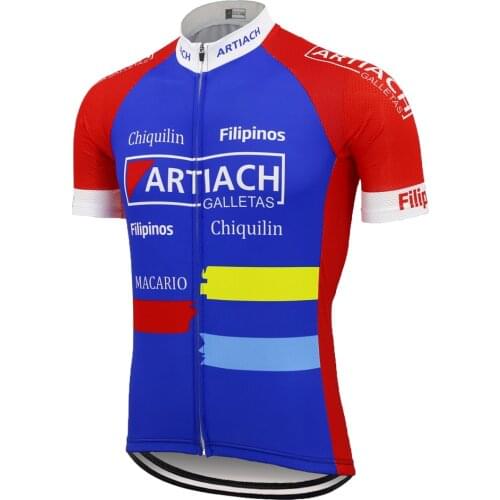 NEW Mens Short-Sleeved Blue Cycling Jersey Ropa Ciclismo Professional Team Bicycle Wear Sweatshirt Top Breathable Clothes