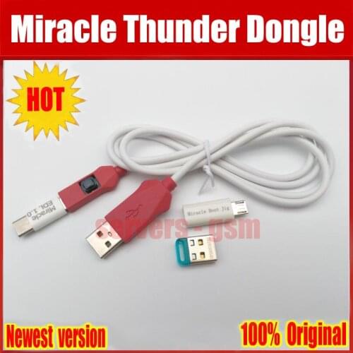 Newest Original miracle Box /miracle thunder dongle for china mobile phones Unlock Repairing unlock