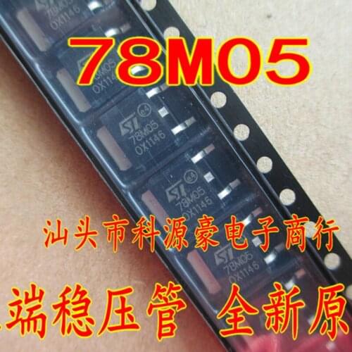 1Pcs/Lot Original New Patch 7805 78M05 L78M05CDT-TR TO-252 Car IC Chip Auto Automotive Accessories