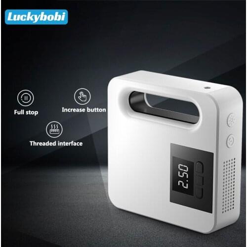 Portable Car Air Compressor 12V LED Lighting Tire Inflator Air Pump Rechargeable Digital For Cars Wheels Bicycle Tires Electric