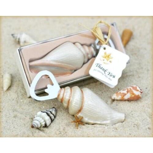 Conch Bottle Openers Favors Gift for Guest Beach Series Wedding Sea Shell Bottle Opener Kithcen Accessories