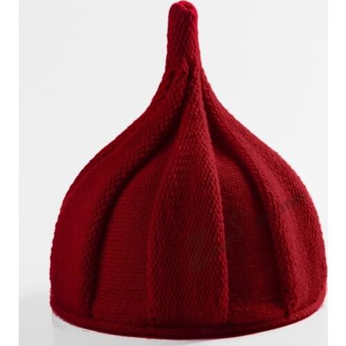 Baby Hat Christmas 1-3Y Baby Girls Boy Autumn Winter Hats Tide Shall Windmill Pointy Cap Kid Knitted Magic Novelty Christmas Hat