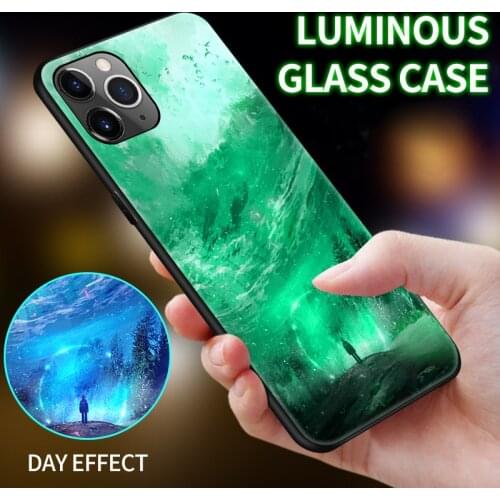 Glass Phone Case For iPhone 11 Pro XSmax XR XS X SE 8 7 6s 6 Plus