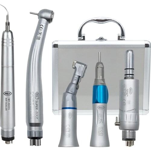 Dental NSK airrotor turbine max1 high speed and and air scaler and low speed 203C sets student dentist kit for dental university