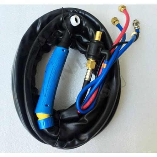 WP-18 WP18 Water cooled Welder Torch Welding Tig Torch Blue Handle 8M Water And Electric Separate