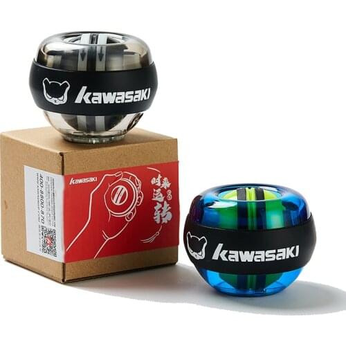 Kawasaki Led Wrist Ball Trainer Powerball self-starting Gyro Arm Force Trainer Muscle Relax Gym Fitness Equipment