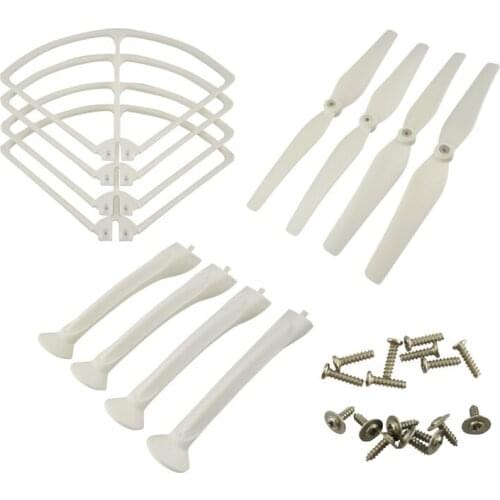 Syma X8C X8W X8G axis remote control aircraft spare parts white propeller blade landing gear protective sleeve