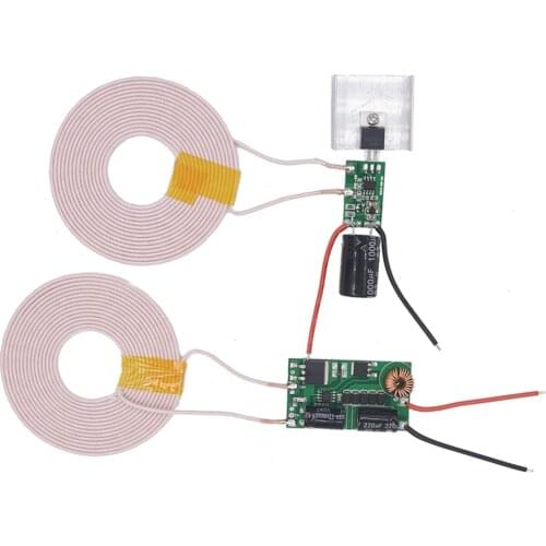 Taidacent 30mm Output 12V1.9A Wireless Power Supply Module Long Distance Charging RX TX Module High Power Wireless Charger 20W