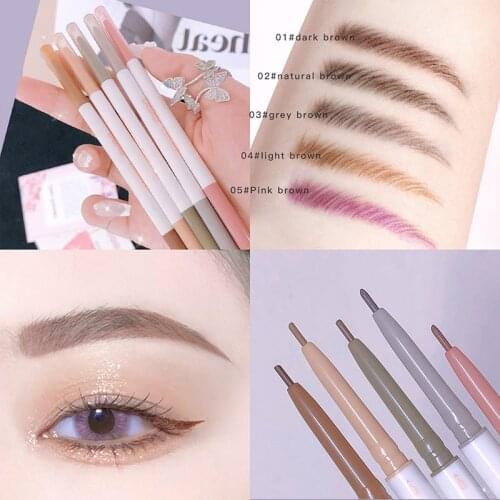 Ultra-Fine Eyebrow Pencil Long-lasting Waterproof And Sweat-proof Eyebrow Pen Soft And Smooth Natural Makeup Cosmetics TSLM1