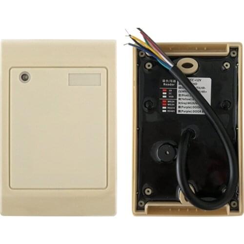 Waterproof Wiegand Wg26 Wg34 RFID IC Card Reader Proximity reader 125Khz 13.56Mhz ID IC for Access Control System