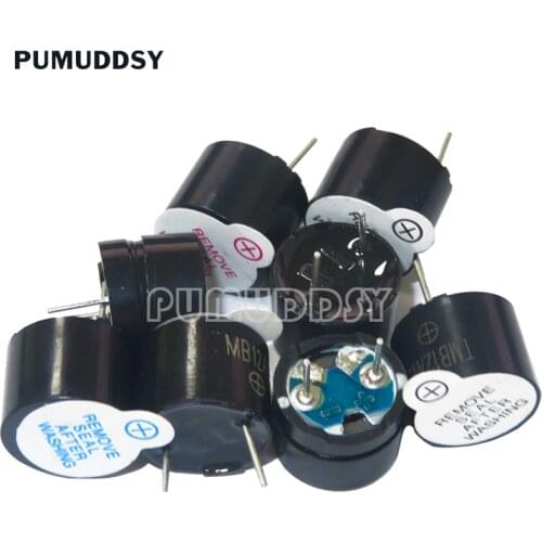 10PCS 12095 3v 5v 12v Buzzer Magnetic Long Continous Beep Tone 12*9.5mm 16r Universal Buzzer 12085 PUMUDDSY