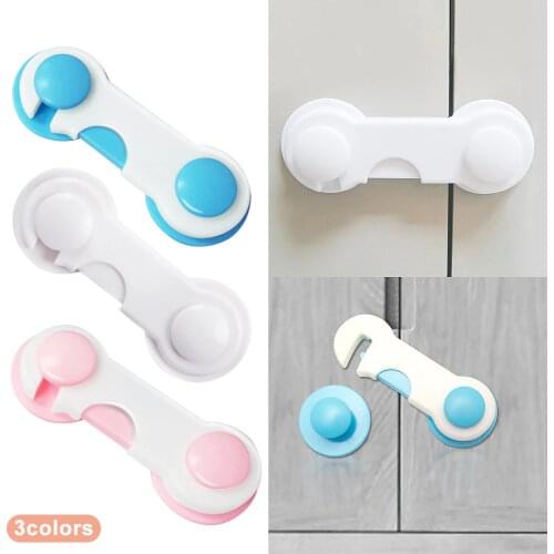 1pcs Baby Child Safety Care Plastic Lock Pet Proof Door Cupboard Fridge Cabinet Drawer Safety Home Lock