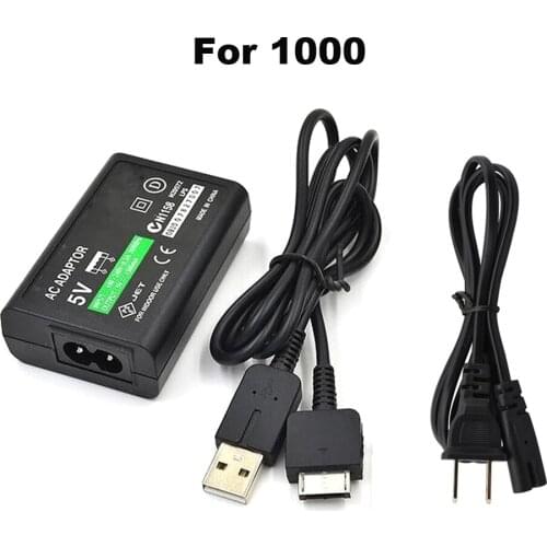 10pcs USB Data Cable AC Power Supply Adapter Convert Charger For Sony for PS Vita for PSV 1000 US Plug