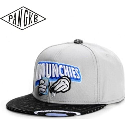 PANGKB Brand DIP `EM CAP milk biscuit munchies grey hip hop snapback hat for men women adult outdoor casual sun baseball cap