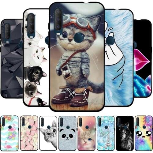 Alcatel 1SE 2020 Case Cover Soft Silicone Cute TPU Back Cover For Fundas Alcatel 1 SE 2020 Phone Case Bags Bumper Shell Coque