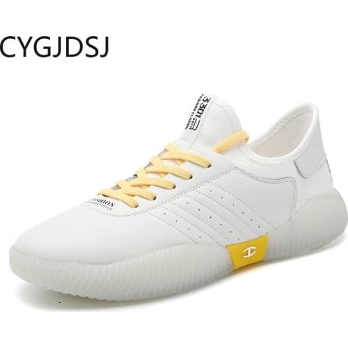 CYGJDSJ Men's White Sneakers