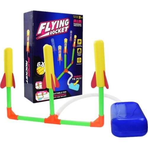 Kids Toys Launching Set Outdoor Toys For Kids Flying Toys With Launcher Playset Parent-child Interaction Sports Game Toys