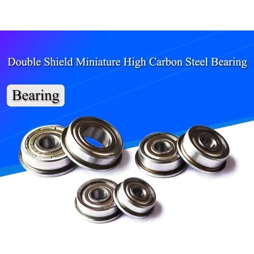 Flange Ball Bearings F604ZZ F623ZZ F624ZZ F625ZZ F684ZZ F688ZZ 3D Printers Parts Deep Groove Pulley Wheel Aluminium Part