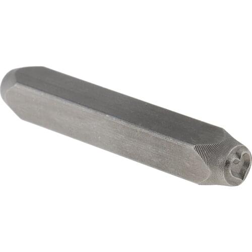Steel 6mm Heart Punch Tool for Customizing Jewelry Clay Leathers DIY Project