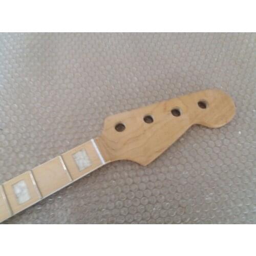 Maple 20 Fret Neck For Electric P Bass Guitar Neck Parts Replacment