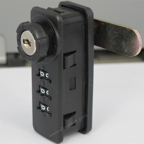 Combination Drawer Lock 3 Dial with Master Key