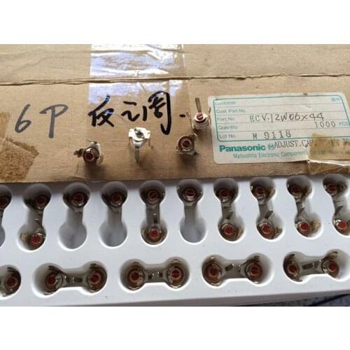 Original new 100% 7MM variable capacitor fine tuning capacitor 6pF ceramic variable capacitor reverse regulation 6pF (Inductor)