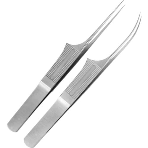 Cosmetic with teeth 12cm planting forceps implanting hair transplanting forceps fine tissue forceps