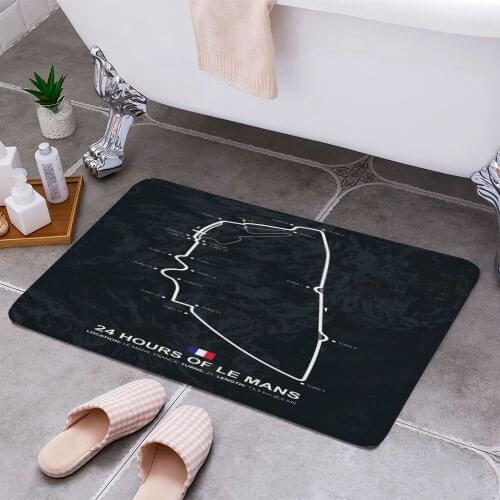 24 Hours of LeMans Carpet Areas Rug Non-slip Floor Mat Rug 3D Printing Living Room Bedroom Door Mat Home Decoration