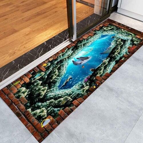 Hallway Floor Mats 3D Cartoon Carpets for Living Room Home Decor Floor Rugs Non-slip Mat Bedroom Kitchen Rug Entrance Doormat