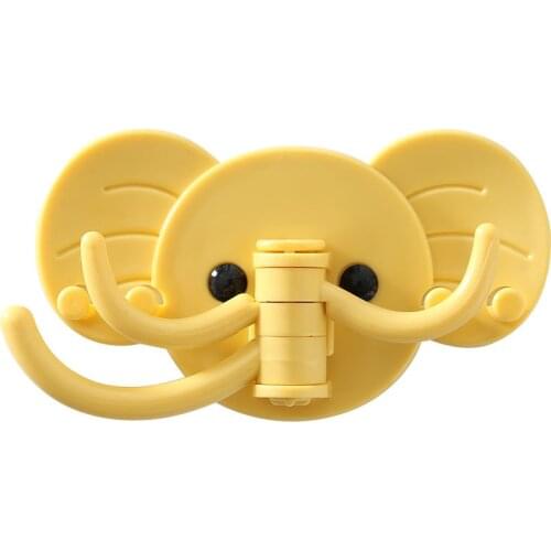 Creative Elephant Shape Wall Hooks Decorative Key Coat Hanger Wall Minimalist Hooks for Hanging Bathroom Accessories Home Decor