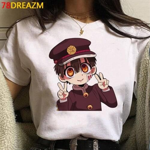 Toilet Bound Hanako Kun summer top female grunge aesthetic ulzzang casual streetwear t-shirt streetwear