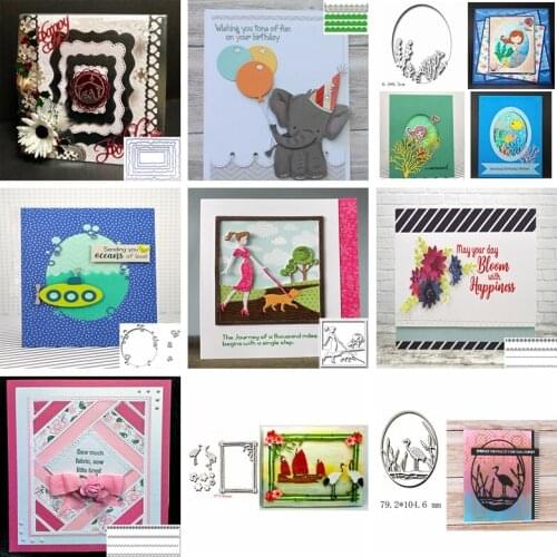 Irregular Frame Different Borders Metal Cutting Dies For New DIY Scrapbooking Album New Craft Embossing Card 2020 16