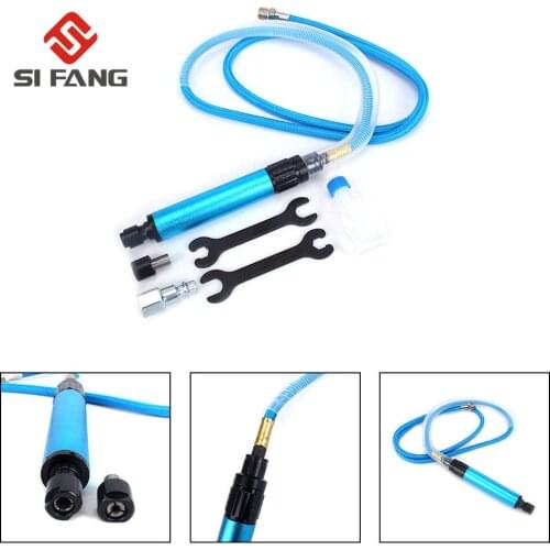 1/8" 1/4" Air Micro Die Grinder Mini Pencil Polishing Engraving Tool Grinding Cutting Pneumatic Tool Two Chucks 6-3mm High Speed