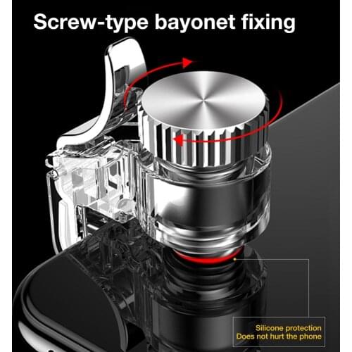 Mobile Trigger Controller One Button Trigger L1 + R1 Shooting Fire Button Joystick For PUBG/STG/FPS Mobile Game Accessories