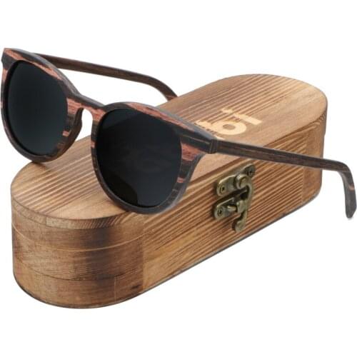 Ablibi Mens Real Ebony Wooden Sunglasses Women Vintage Luxulry Brand Designer Polarized Sun Glasses oculos de sol feminina
