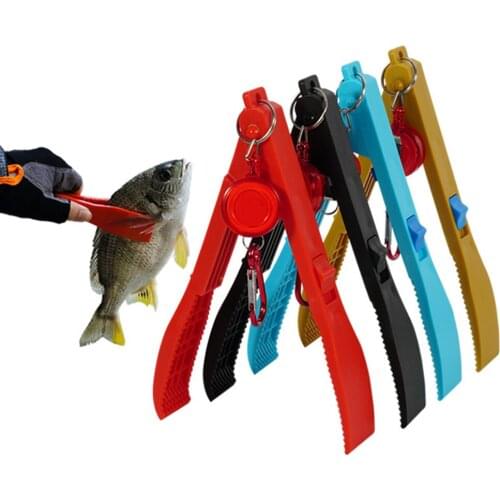 2021 New Plastic Fishing Pliers Gripper Hand Controller Fish Body Grip Clamp Gripper Grabber Tackle Tool Fishing Clip partner