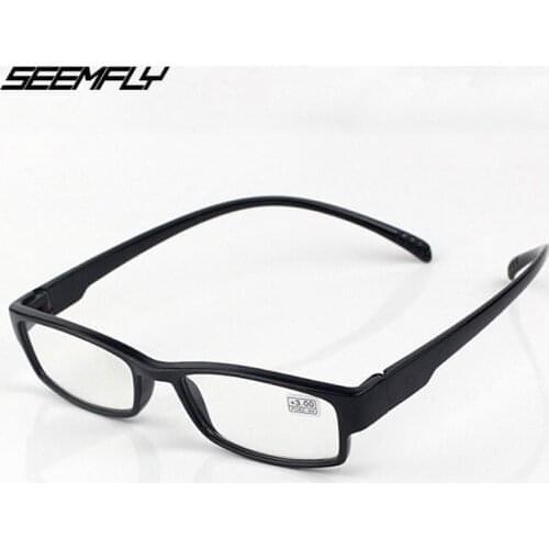 Seemfly Reading Glasses Men Women Ultralight Full Frame Clear Lens Hyperopia Presbyopia Eyeglasses Optical Spectacle Eyewear New