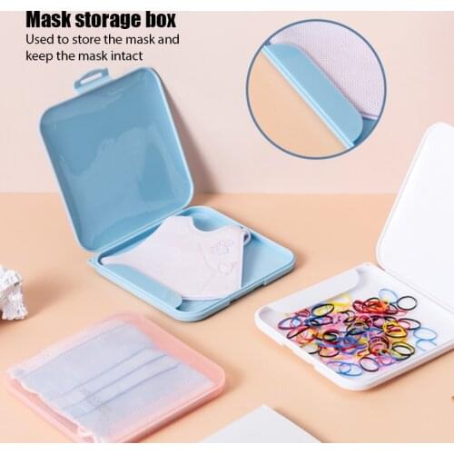 Storage Box Organizer Mask Case Household Moisture-Proof Go Out Dustproof Container Organizer Holder