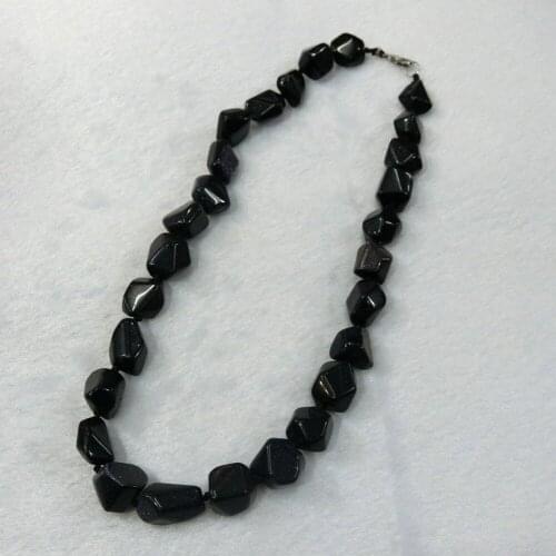 3pcs/lot Natural Quartz Stone Blue Sandstone Opal Colorful Choker Necklace Irregular String Energy Beaded Necklace Collar Free