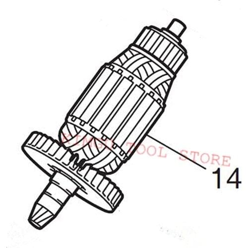 ARMATURE 220V-240V Rotor 518744-3 For Makita LS1216